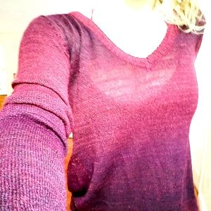 Nwot Prana julien wool blend split back sweater